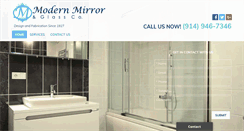 Desktop Screenshot of modernmirrorandglass.com